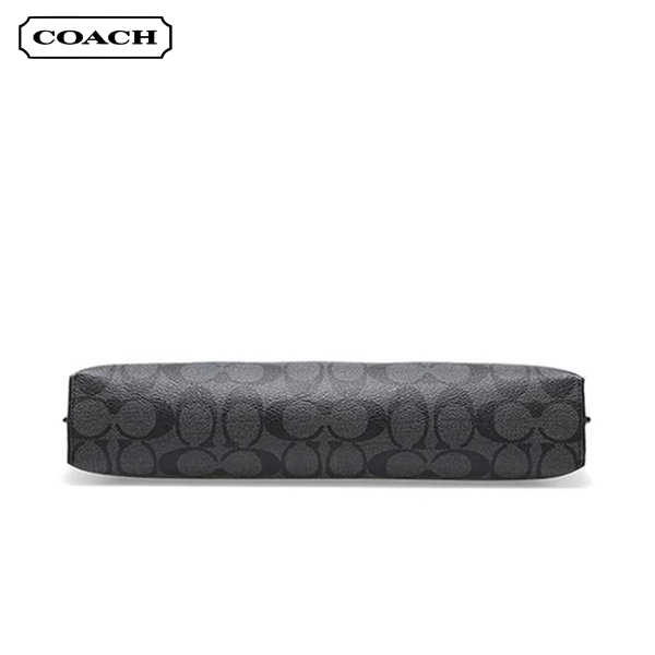 COACH 男士經典PVC皮革手拿包