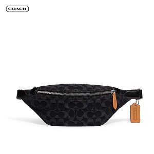 【3色】COACH Charter 經典標誌時尚腰包 單肩包 大號 男款