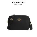 COACH Jamie立體馬車LOGO 荔枝紋皮革相機包