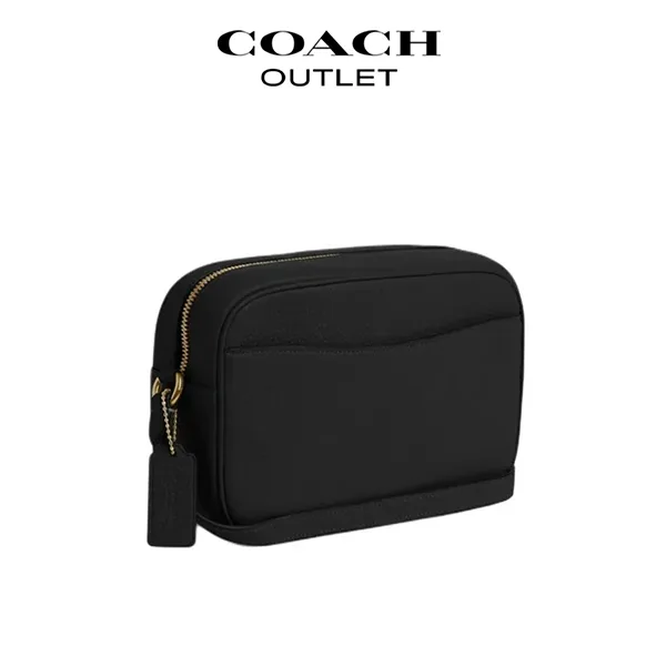 COACH Jamie立體馬車LOGO 荔枝紋皮革相機包