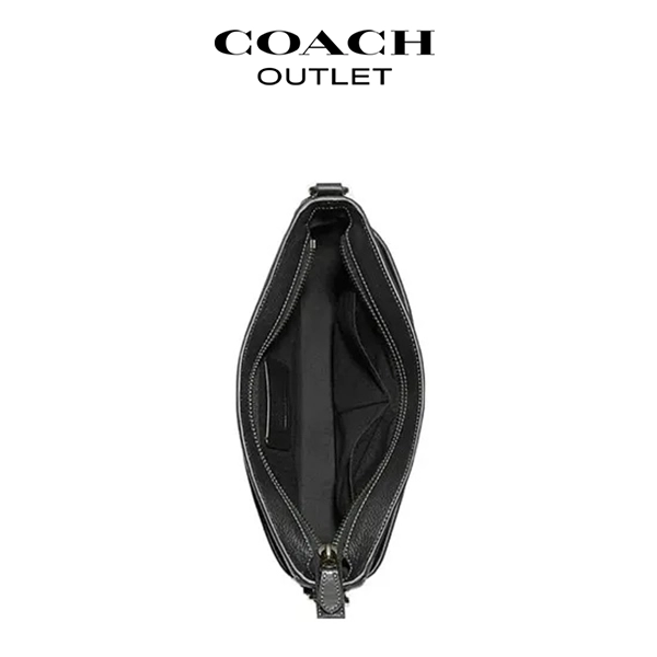 COACH DISTRICT 經典標誌男士單肩斜背包