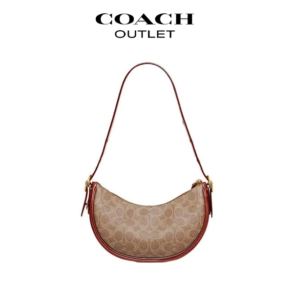 COACH MIRA 馬車圖案印花單肩包