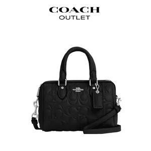 COACH Rowan 浮雕LOGO手提包
