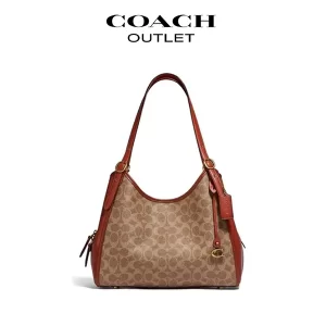 COACH LORI 經典老花肩背包