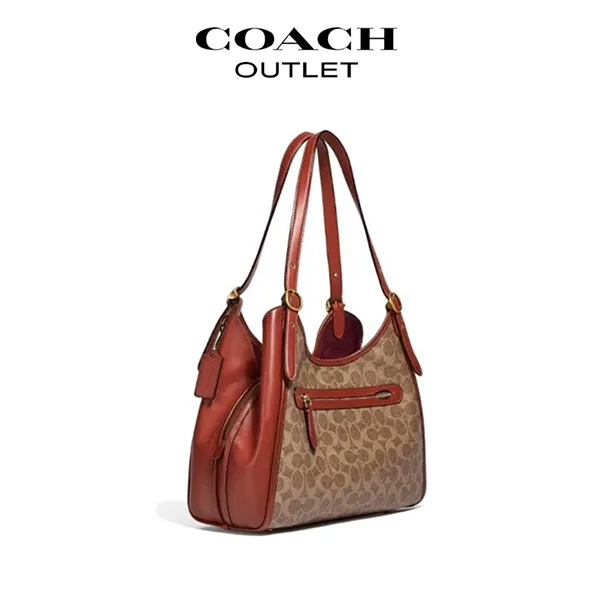 COACH LORI 經典老花肩背包