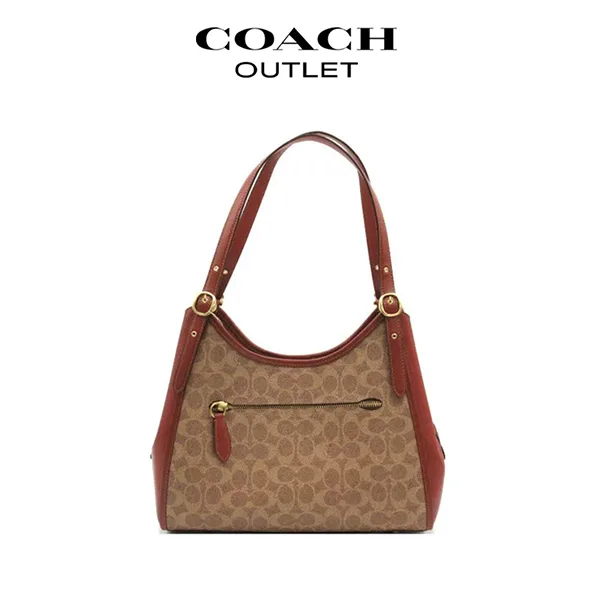 COACH LORI 經典老花肩背包