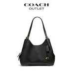 COACH LORI 荔枝紋皮革肩背包