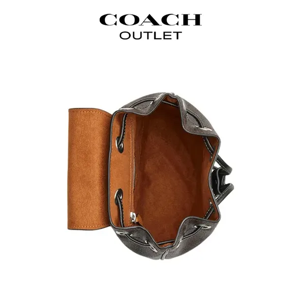 COACH Amelia 翻蓋束口迷你後背包