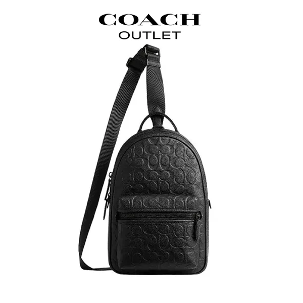 COACH Charter 經典皮革斜背包