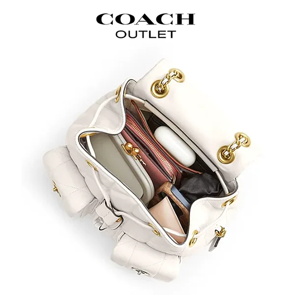 COACH TABBY 絎縫後背包