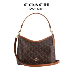 COACH Laurel 馬車印花腋下包
