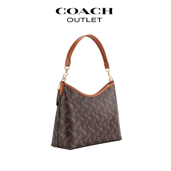 COACH Laurel 馬車印花腋下包