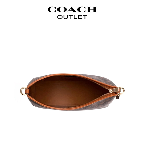 COACH Laurel 馬車印花腋下包