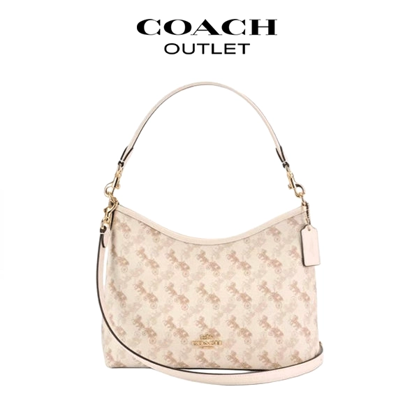COACH Laurel 馬車印花腋下包